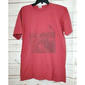Authentic Pigment Garment Dyed Chimney Rock Burgundy Medium T Shirt